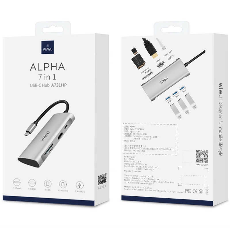 Wiwu Alpha 731HP Type-C Hub - 9