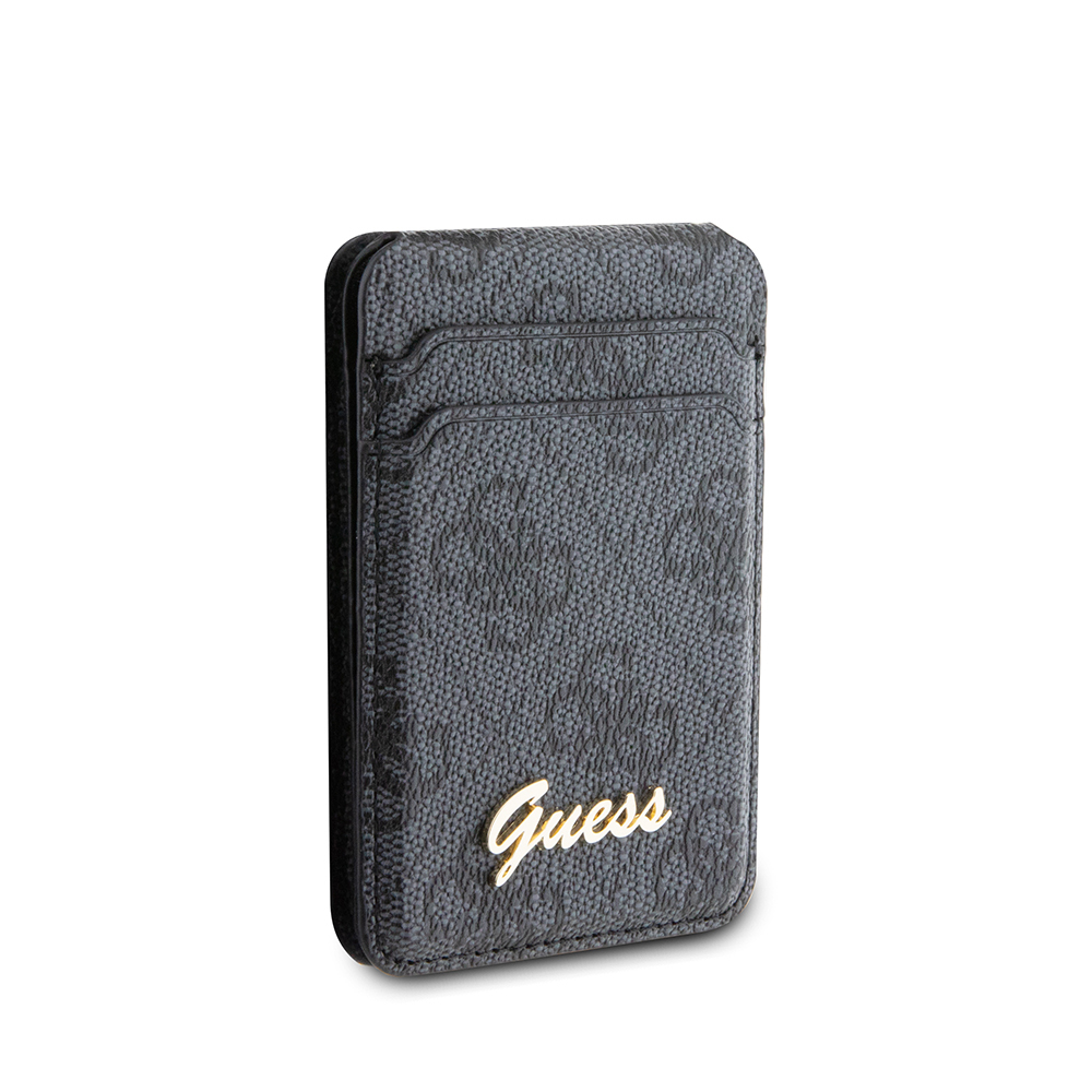 Guess Orjinal Lisanslı 4G Desenli Metal Script Logolu Magnetik Kartlık - 6