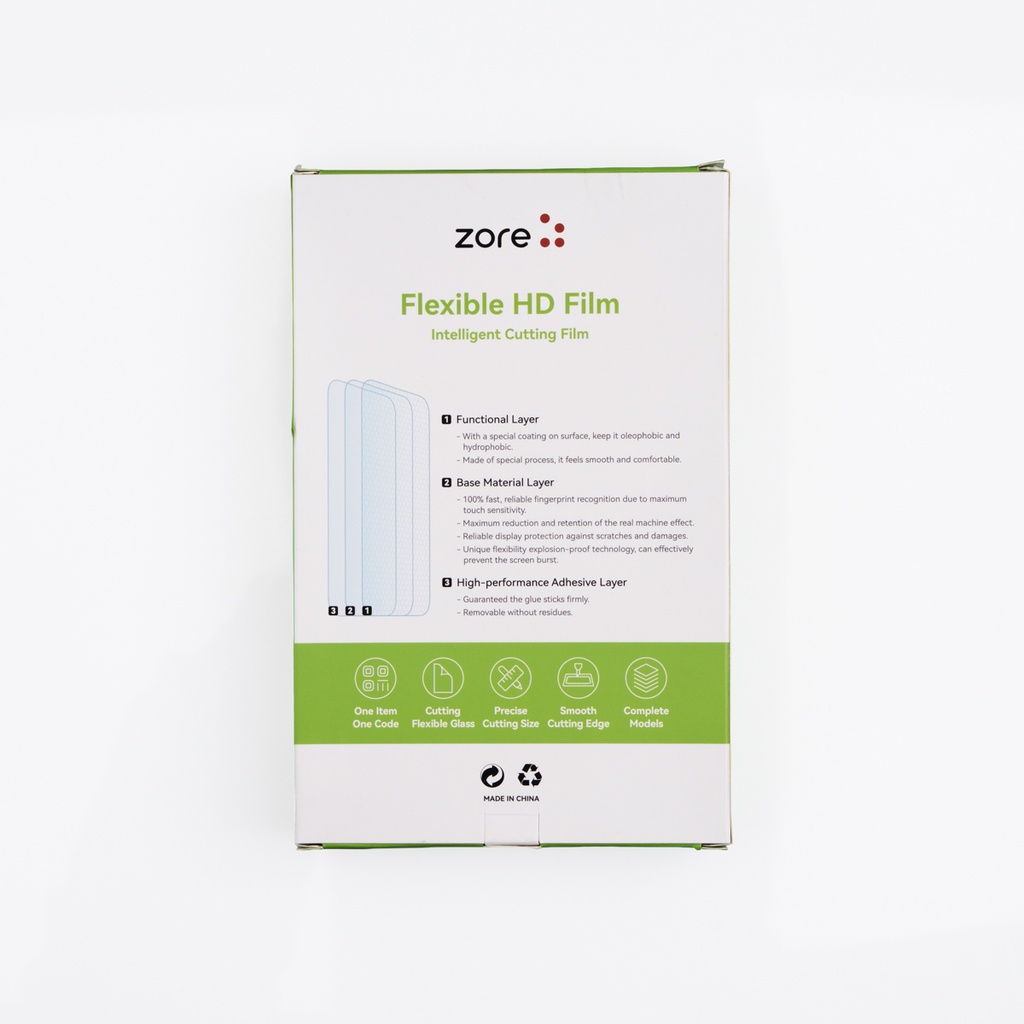 Zore Basic Model TPU Clear Ekran Koruyucu 196mm x 125mm 50 Adet - 1
