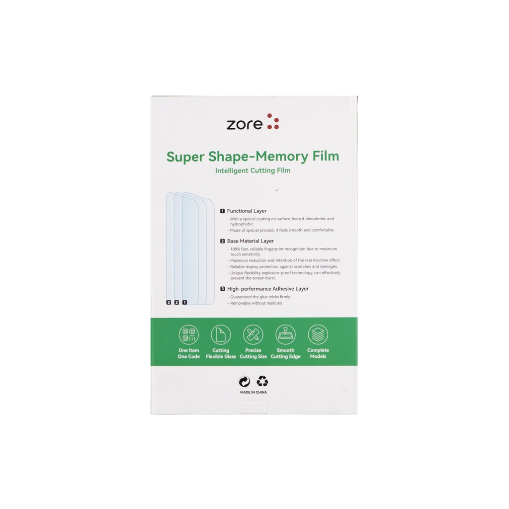 Zore Special Edition PVC Good One Clear Ekran Koruyucu 196mm x 125mm 50 Adet - 1
