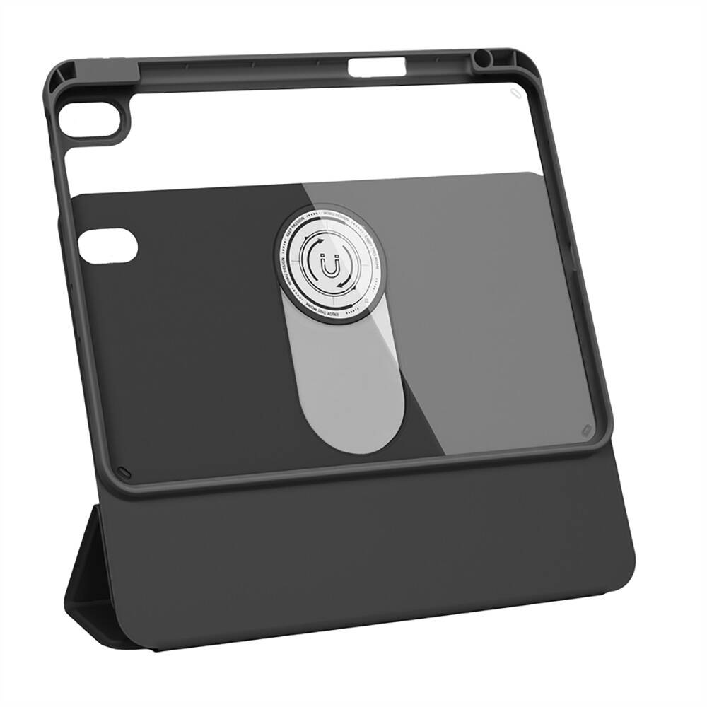 Apple iPad 10.9 2022 Uyumlu (10.Nesil) Wiwu 360° Dönebilen Standlı Magnetik Koruyucu Tablet Kılıfı - 4