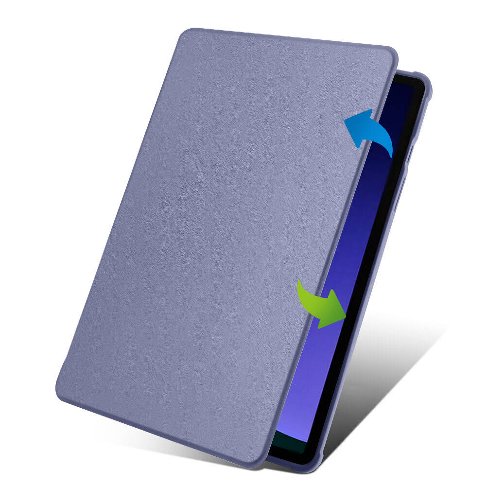 Samsung Galaxy Tab S9 Uyumlu Kılıf Zore Termik Kalem Bölmeli Dönebilen Standlı Kılıf - 5