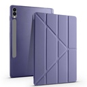 Samsung Galaxy Tab S9 Plus Uyumlu Kılıf Zore Tri Folding Kalem Bölmeli Standlı Kılıf - 19