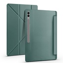 Samsung Galaxy Tab S9 Ultra SM-X910 Uyumlu Kılıf Zore Tri Folding Kalem Bölmeli Standlı Kılıf - 2