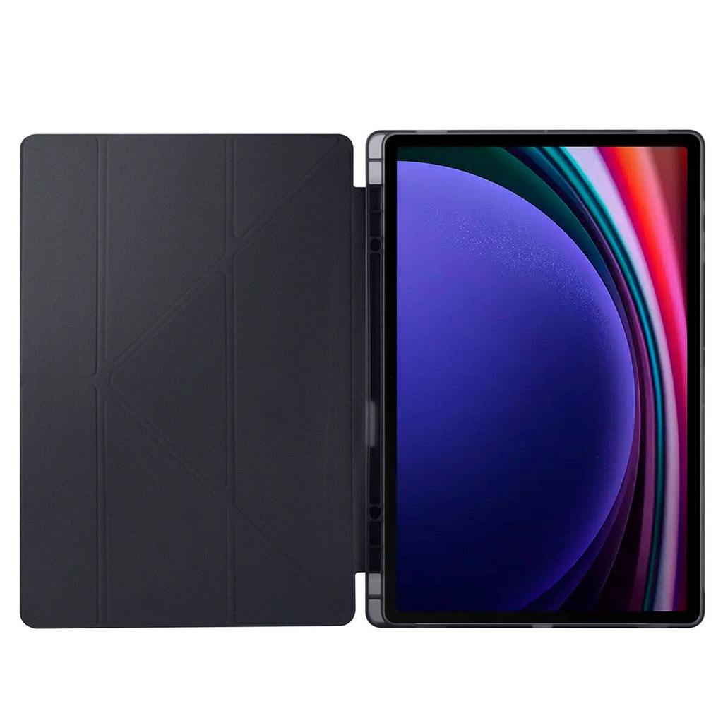 Samsung Galaxy Tab S9 Ultra SM-X910 Uyumlu Kılıf Zore Tri Folding Kalem Bölmeli Standlı Kılıf - 8