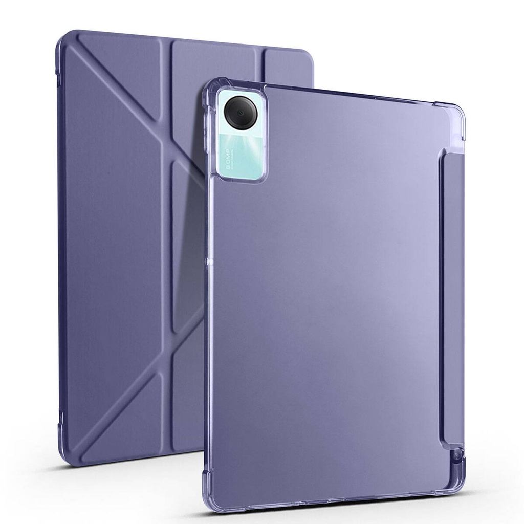 Xiaomi Redmi Pad SE Uyumlu Kılıf Zore Tri Folding Kalem Bölmeli Standlı Kılıf - 7