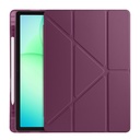 Samsung Galaxy Tab A9 Uyumlu Kılıf Zore Tri Folding Kalem Bölmeli Standlı Kılıf - 3