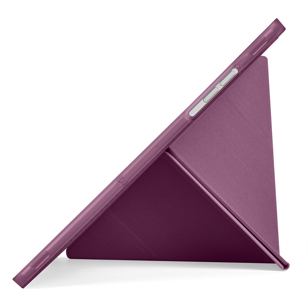 Samsung Galaxy Tab A9 Uyumlu Kılıf Zore Tri Folding Kalem Bölmeli Standlı Kılıf - 6