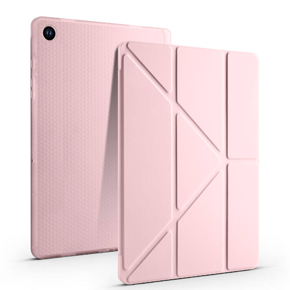 Samsung Galaxy Tab A9 Uyumlu Kılıf Zore Tri Folding Kalem Bölmeli Standlı Kılıf - 14