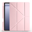 Samsung Galaxy Tab A9 Uyumlu Kılıf Zore Tri Folding Kalem Bölmeli Standlı Kılıf - 19
