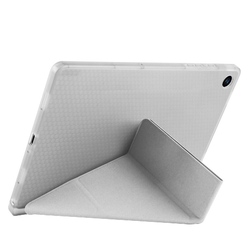 Samsung Galaxy Tab A9 Uyumlu Kılıf Zore Tri Folding Kalem Bölmeli Standlı Kılıf - 48