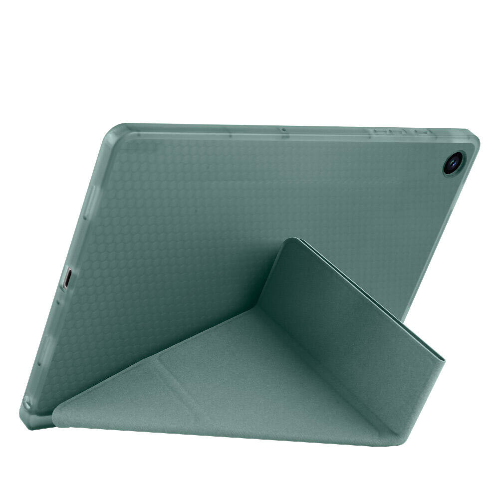 Samsung Galaxy Tab A9 Uyumlu Kılıf Zore Tri Folding Kalem Bölmeli Standlı Kılıf - 52