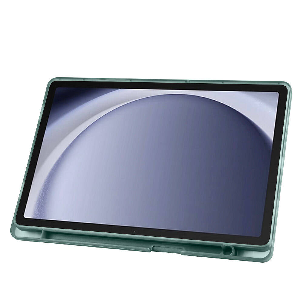 Samsung Galaxy Tab A9 Uyumlu Kılıf Zore Tri Folding Kalem Bölmeli Standlı Kılıf - 55