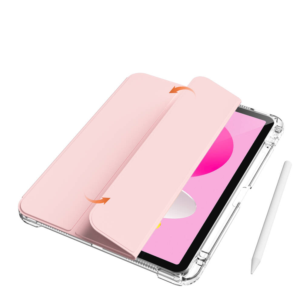 Apple iPad 11.Nesil 2025 Uyumlu Kılıf Magnetik Ayrılabilen Airbagli Zore Sliding Tablet Kılıfı - 4