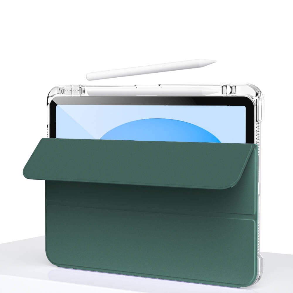 Apple iPad 11.Nesil 2025 Uyumlu Kılıf Magnetik Ayrılabilen Airbagli Zore Sliding Tablet Kılıfı - 6