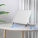 Apple Macbook 13.6' Air 2022 M2 A2681 Uyumlu Wiwu Macbook iShield Standlı Shield Kapak - 6