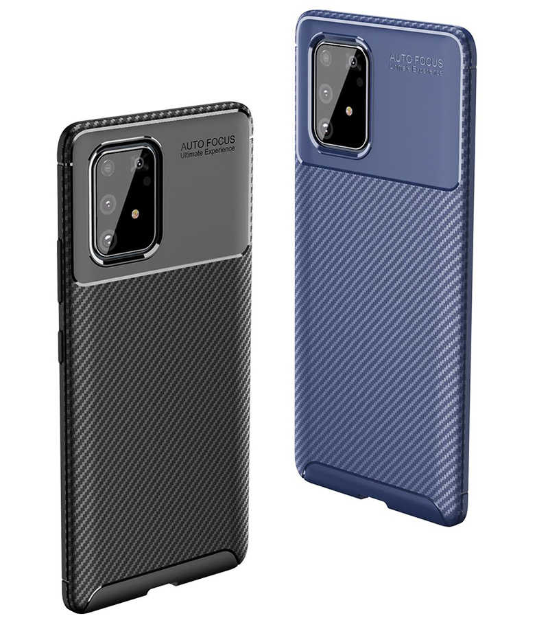 Samsung Galaxy A91 (S10 Lite) Uyumlu Kılıf Zore Negro Silikon Kapak - 1