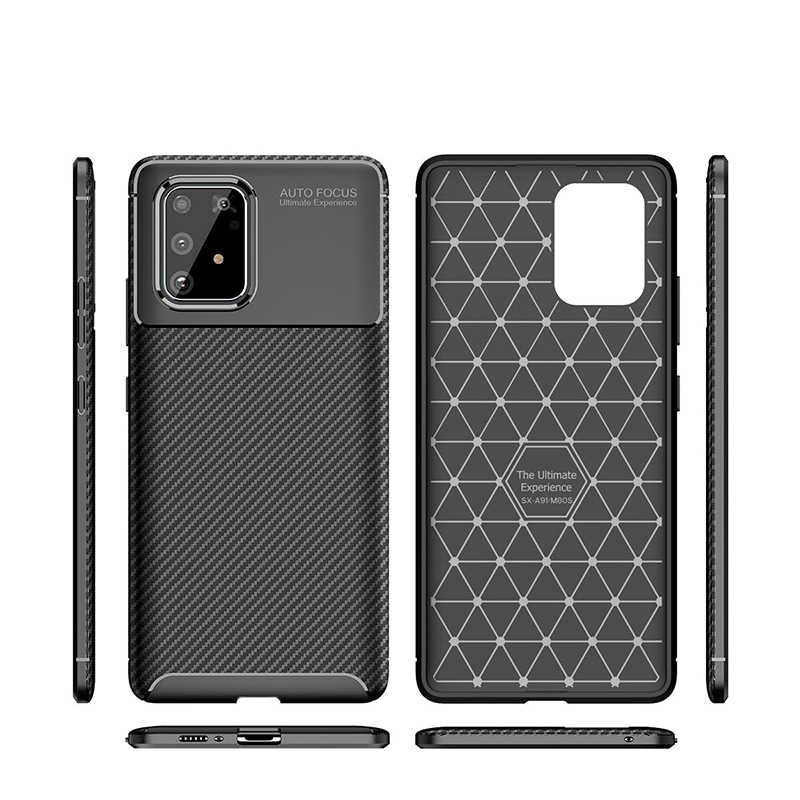Samsung Galaxy A91 (S10 Lite) Uyumlu Kılıf Zore Negro Silikon Kapak - 8