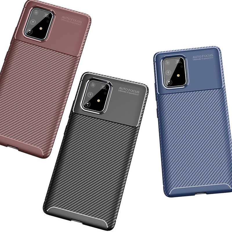 Samsung Galaxy A91 (S10 Lite) Uyumlu Kılıf Zore Negro Silikon Kapak - 9