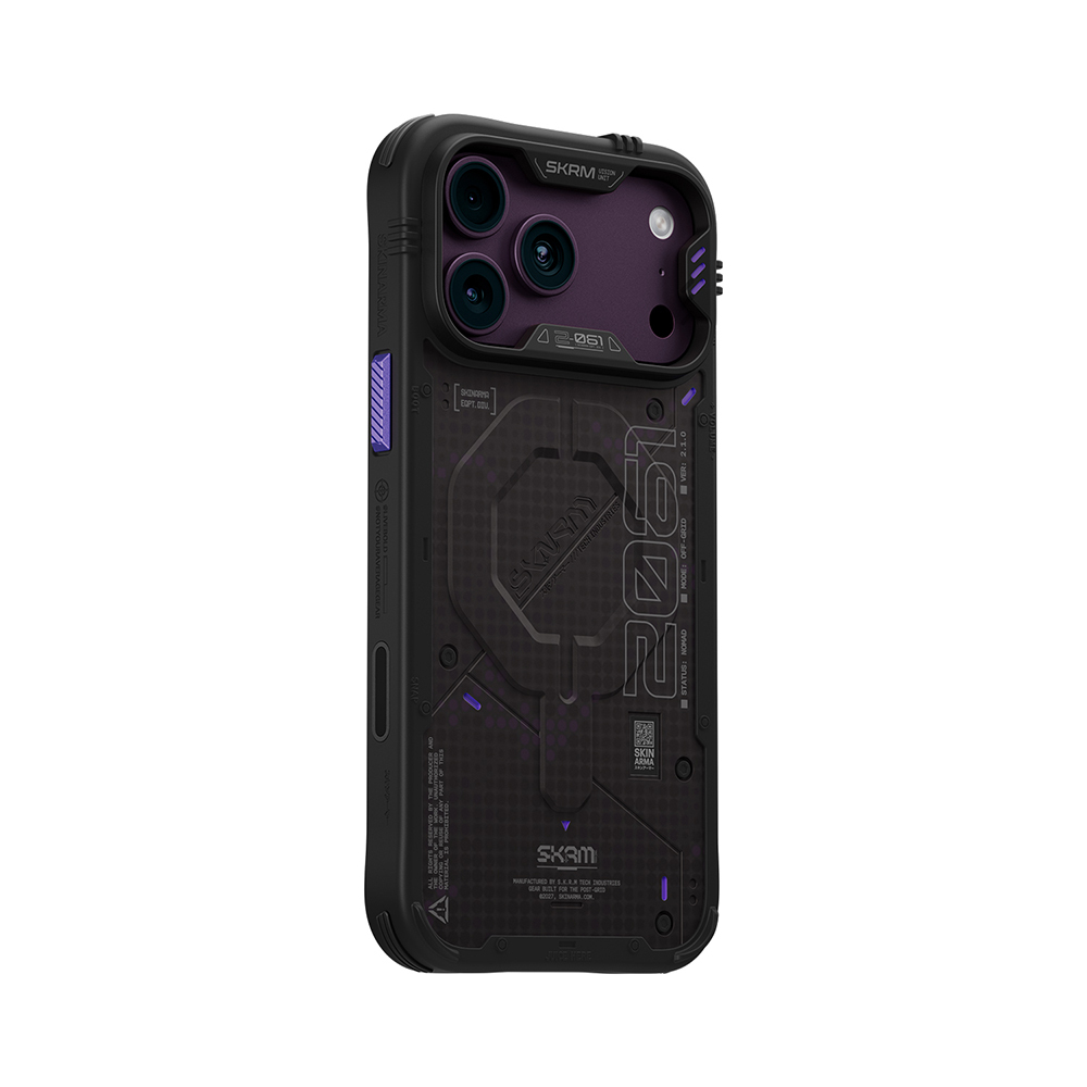 Apple iPhone 18 Pro Kılıf M-Safe Şarj Özellikli Airbag Tasarımlı Skinarma Vigor XE Kapak - 3
