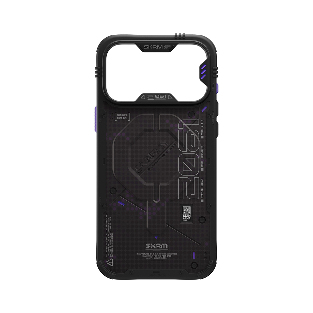 Apple iPhone 18 Pro Kılıf M-Safe Şarj Özellikli Airbag Tasarımlı Skinarma Vigor XE Kapak - 6