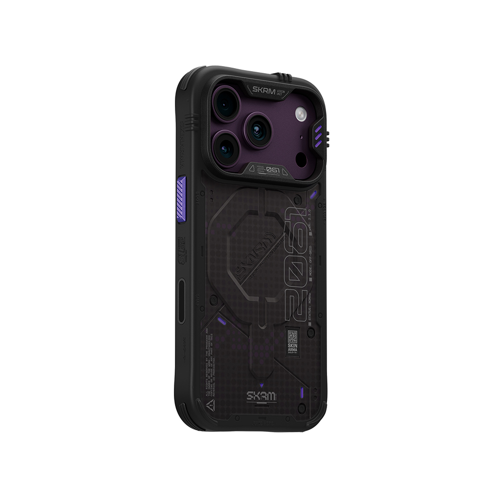 Apple iPhone 18 Pro Kılıf M-Safe Şarj Özellikli Airbag Tasarımlı Skinarma Vigor XE Kapak - 9
