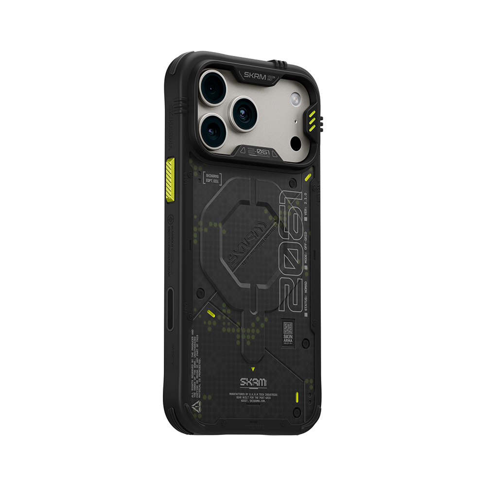 Apple iPhone 18 Pro Kılıf M-Safe Şarj Özellikli Airbag Tasarımlı Skinarma Vigor XE Kapak - 5