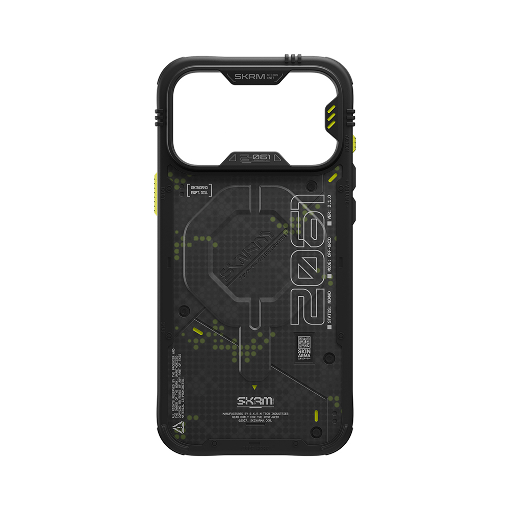 Apple iPhone 18 Pro Kılıf M-Safe Şarj Özellikli Airbag Tasarımlı Skinarma Vigor XE Kapak - 8