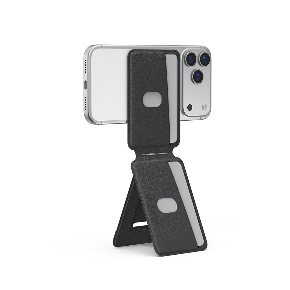 Skinarma Axis Serisi Foldable Stand Özellikli Deri Tasarımlı Kartlık - 3