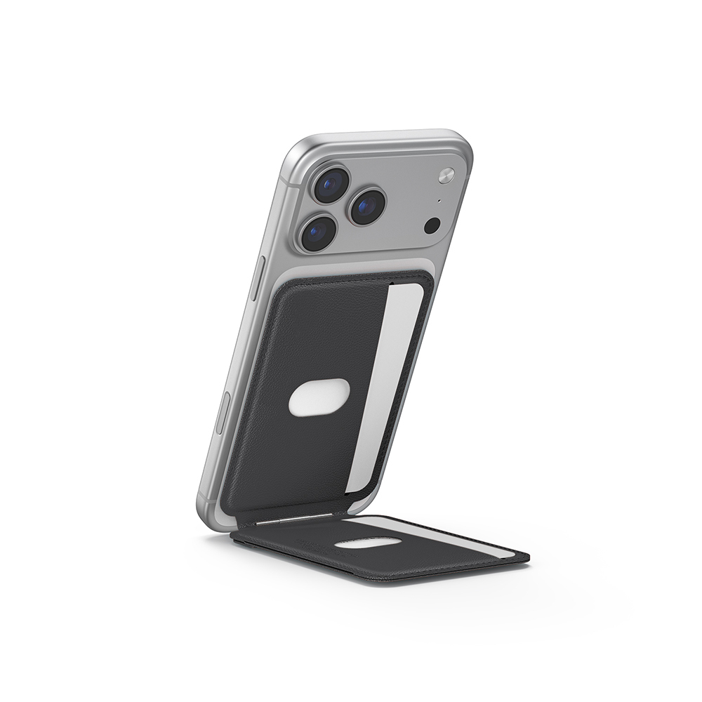 Skinarma Axis Serisi Foldable Stand Özellikli Deri Tasarımlı Kartlık - 4