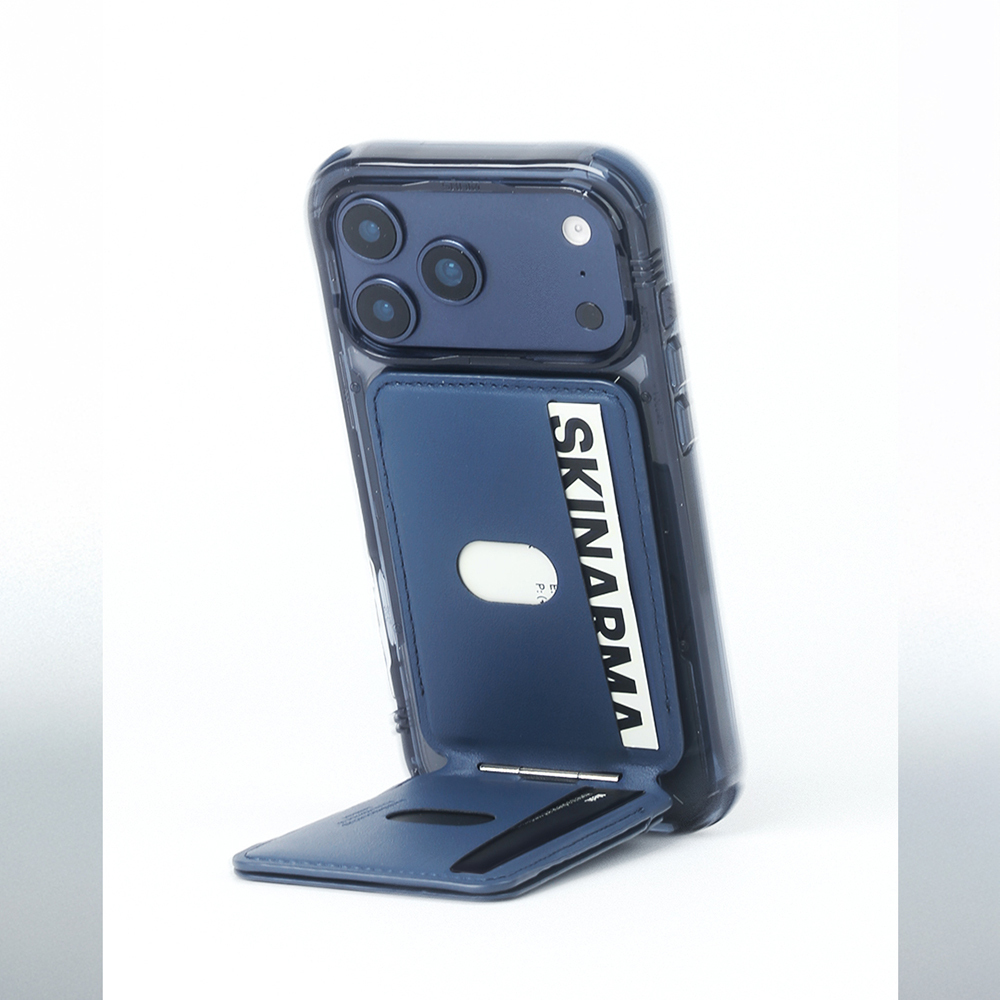 Skinarma Axis Serisi Foldable Stand Özellikli Deri Tasarımlı Kartlık - 17