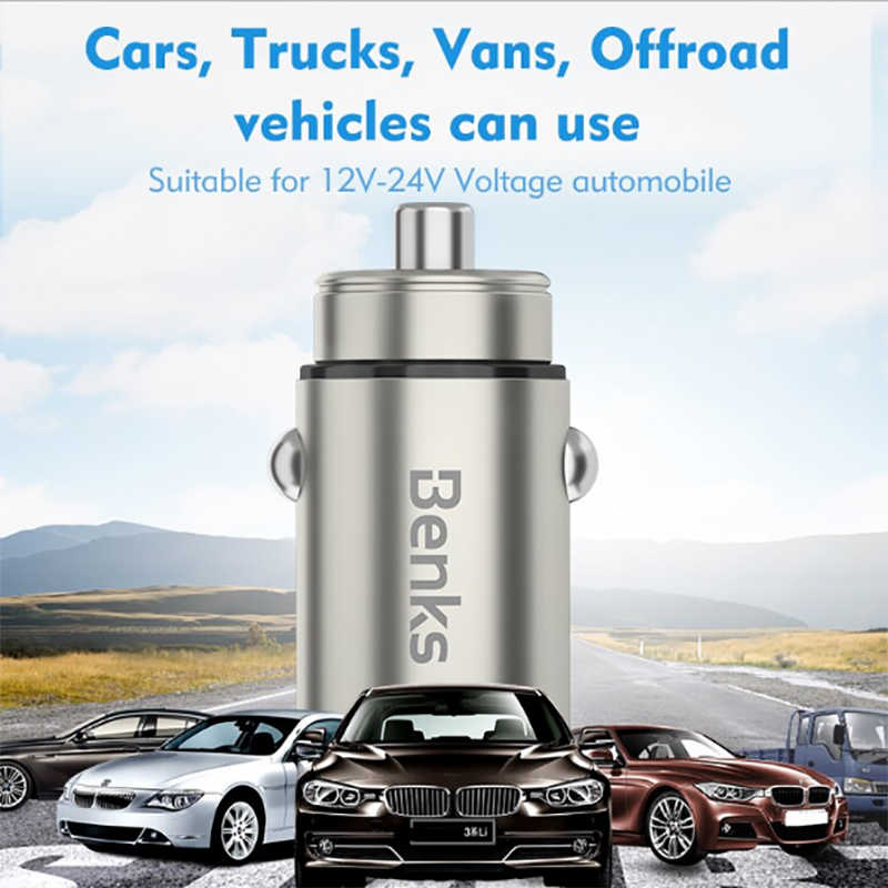 Benks C27 Dual Usb Araç Şarj Aleti 4.8A - 8