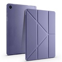 Samsung Galaxy Tab A9 Plus Uyumlu Kılıf Zore Tri Folding Kalem Bölmeli Standlı Kılıf - 4