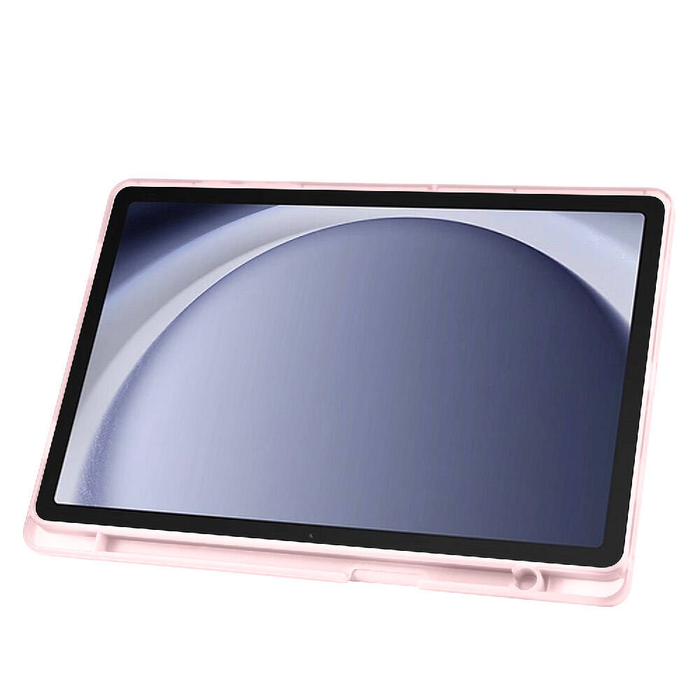 Samsung Galaxy Tab A9 Plus Uyumlu Kılıf Zore Tri Folding Kalem Bölmeli Standlı Kılıf - 28