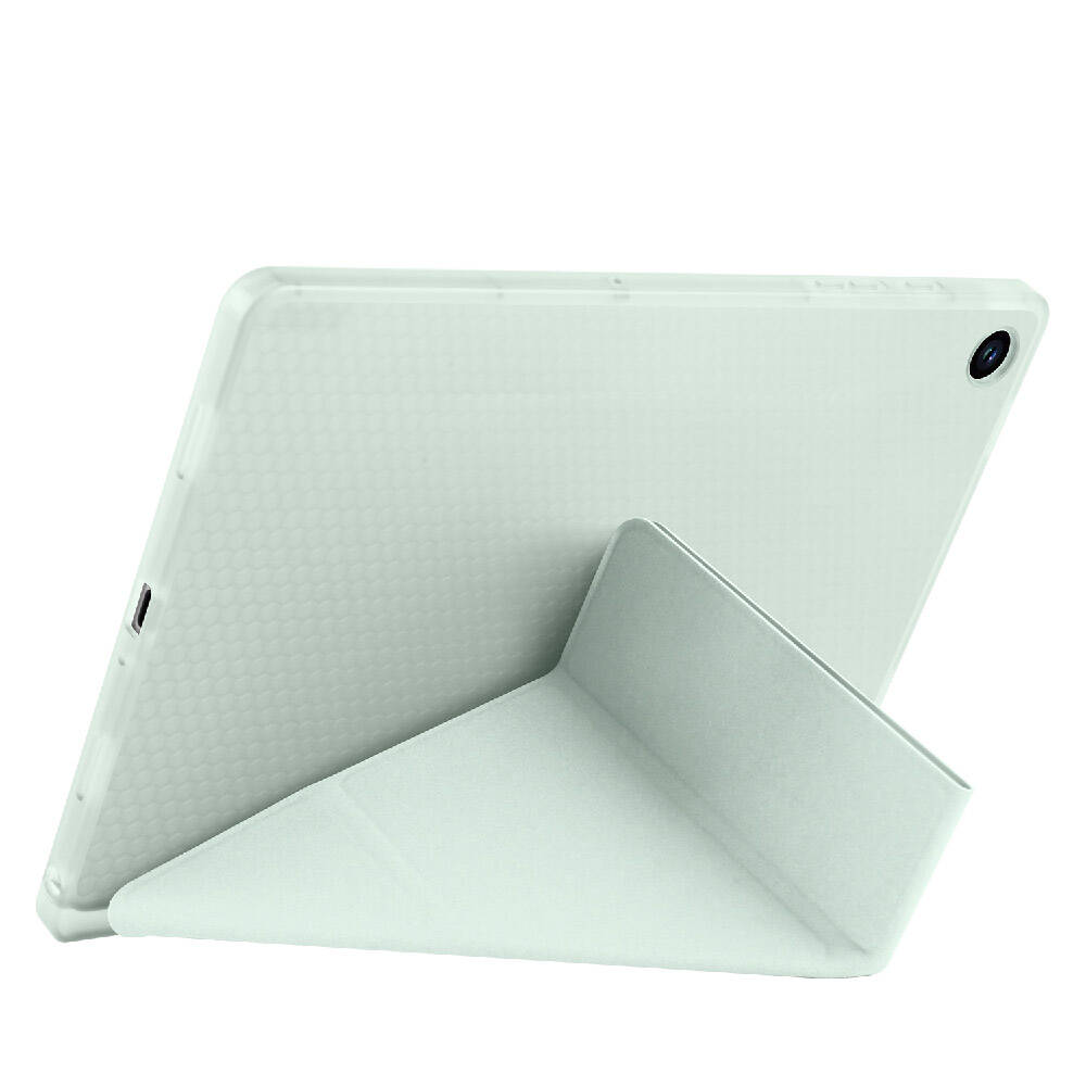 Samsung Galaxy Tab A9 Plus Uyumlu Kılıf Zore Tri Folding Kalem Bölmeli Standlı Kılıf - 41