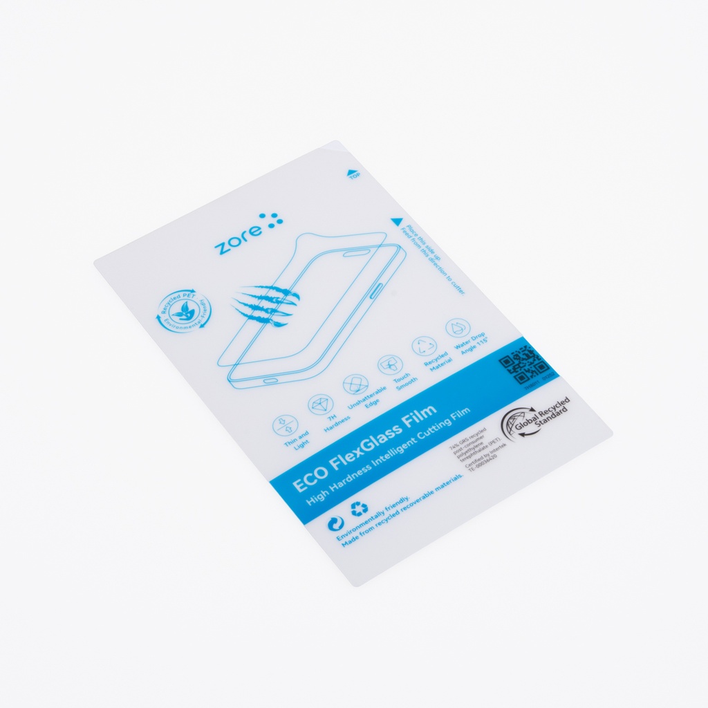 Zore High Hardness 7H Flexible Nano Glass Film 196mm x 125mm 10 Adet - 2