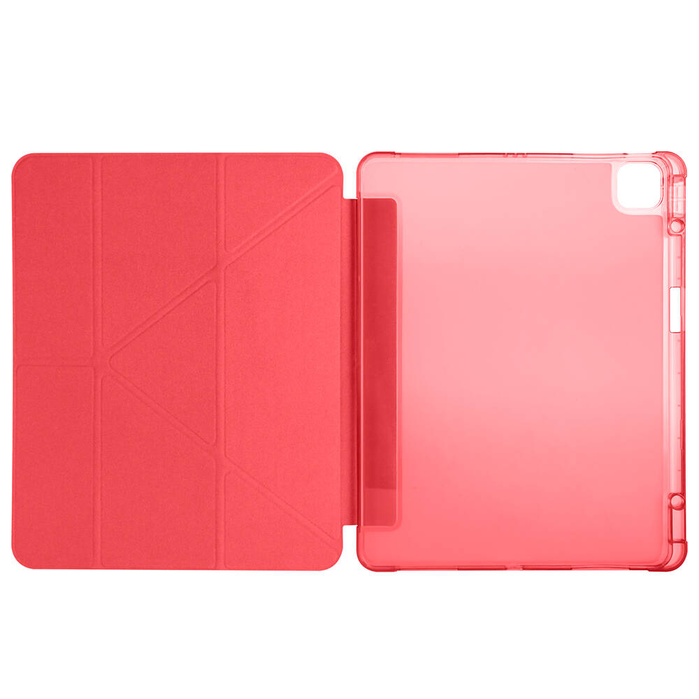 Apple iPad Pro 13 2024 Uyumlu Kılıf Zore Tri Folding Kalem Bölmeli Standlı Kılıf - 3