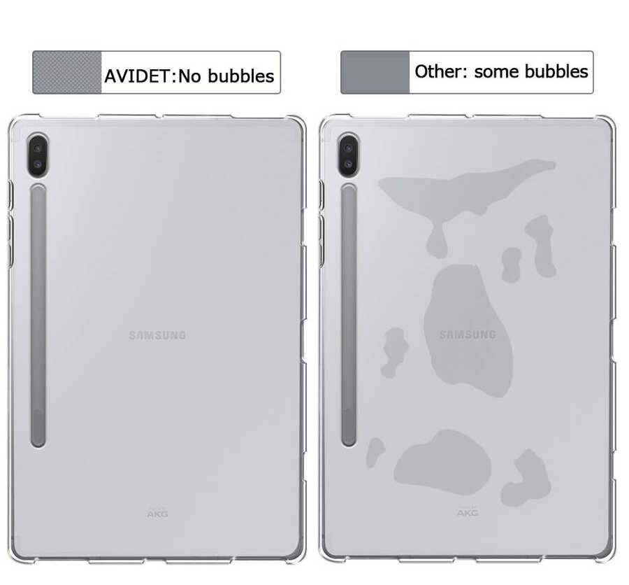 Samsung Galaxy Tab S7 T870 Uyumlu Kılıf Zore Tablet Süper Silikon Kapak - 4