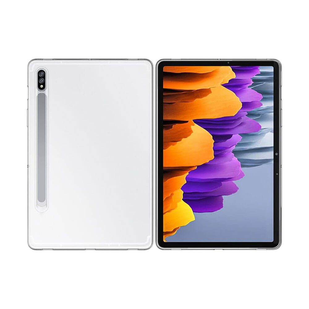 Samsung Galaxy Tab S8 Uyumlu Kılıf Zore Tablet Süper Silikon Kapak - 2