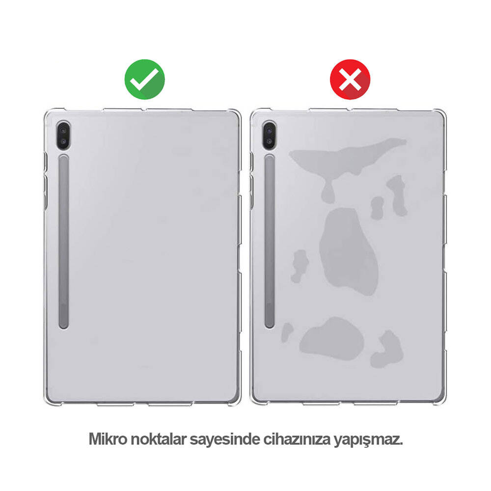 Samsung Galaxy Tab S8 Uyumlu Kılıf Zore Tablet Süper Silikon Kapak - 10