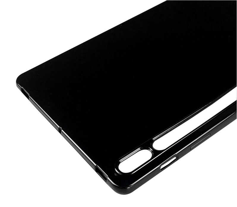 Samsung Galaxy Tab S7 Plus T970 Uyumlu Kılıf Zore Tablet Süper Silikon Kapak - 1