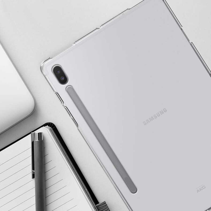Samsung Galaxy Tab S7 Plus T970 Uyumlu Kılıf Zore Tablet Süper Silikon Kapak - 5