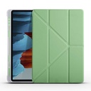 Samsung Galaxy Tab S7 T870 Uyumlu Kılıf Zore Tri Folding Kalem Bölmeli Standlı Kılıf - 5