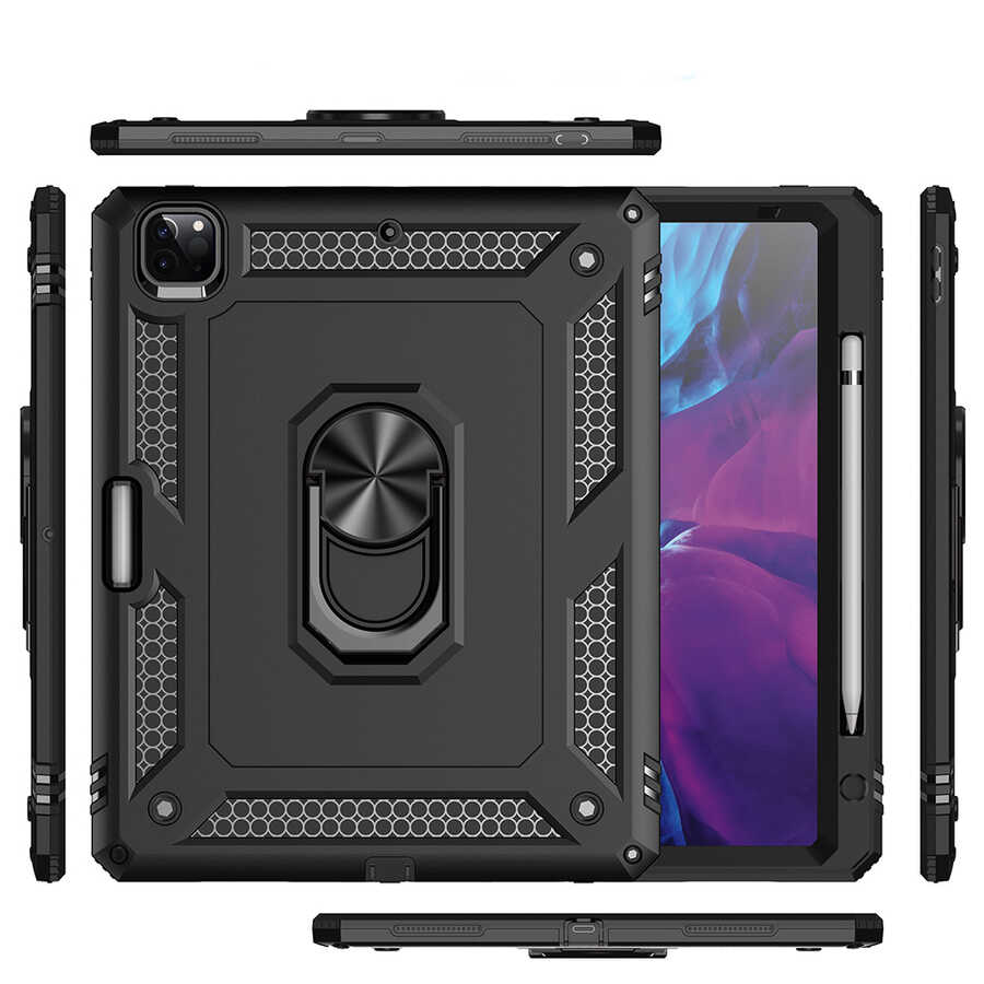 Apple iPad Pro 12.9 2020 (4.Nesil) Uyumlu Kılıf Zore Tablet Vega Kapak - 1