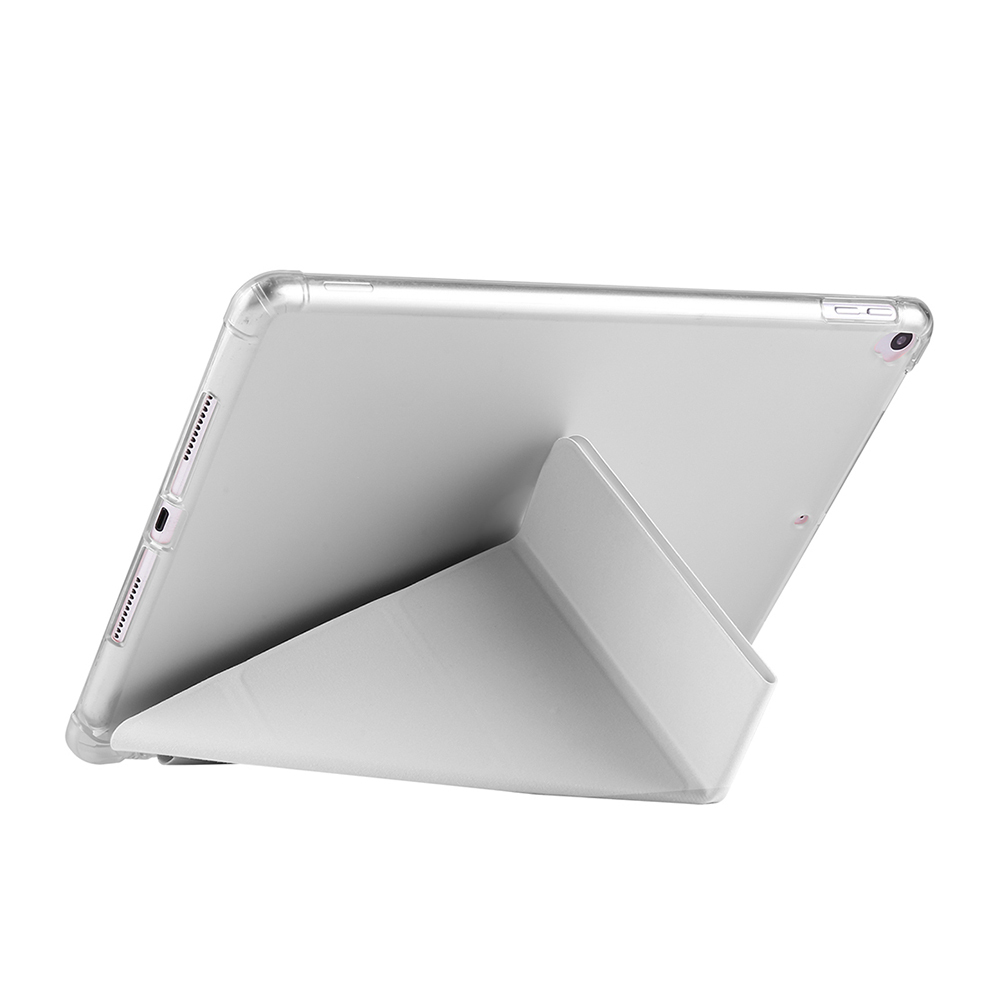 Apple iPad 10.2 (8.Nesil) Uyumlu Kılıf Zore Tri Folding Kalem Bölmeli Standlı Kılıf - 10