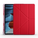 Samsung Galaxy Tab S7 Plus T970 Uyumlu Kılıf Zore Tri Folding Kalem Bölmeli Standlı Kılıf - 5
