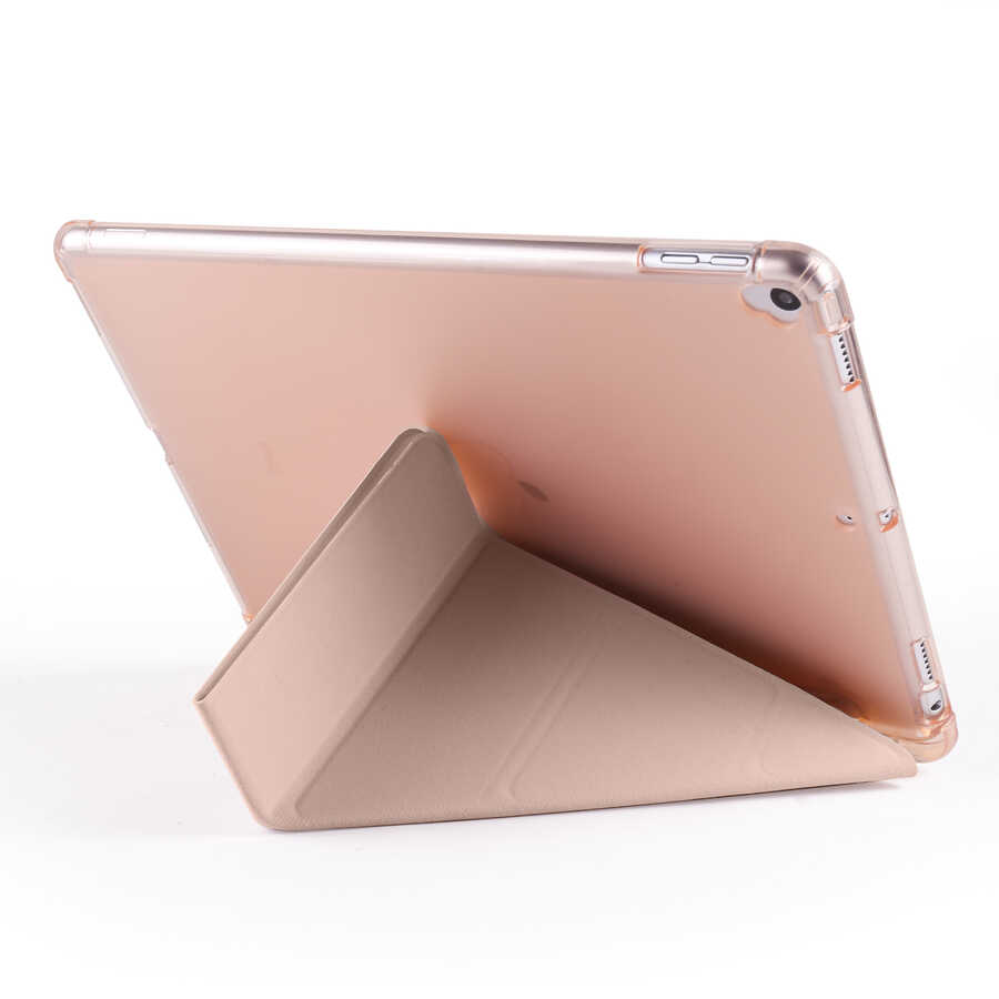 Apple iPad Pro 10.5 (7.Nesil) Uyumlu Kılıf Zore Tri Folding Kalem Bölmeli Standlı Kılıf - 11