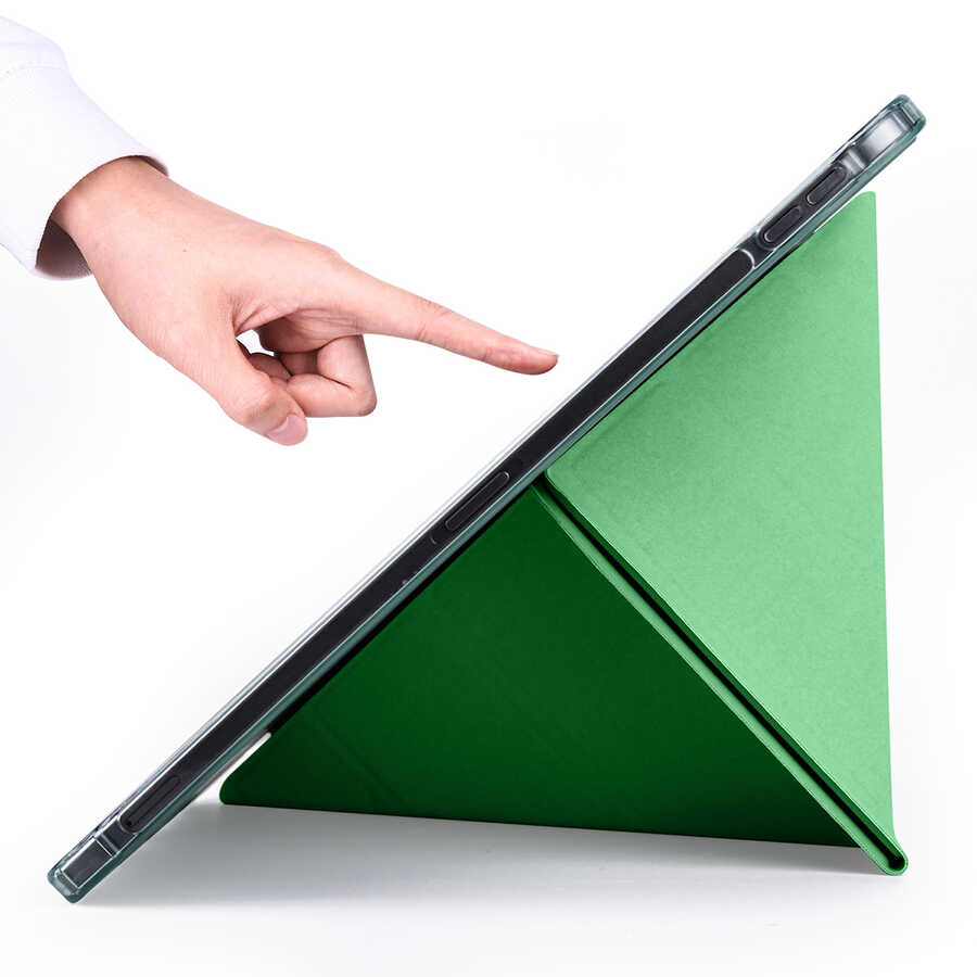 Apple iPad Pro 11 2020 (2.Nesil) Uyumlu Kılıf Zore Tri Folding Kalem Bölmeli Standlı Kılıf - 1