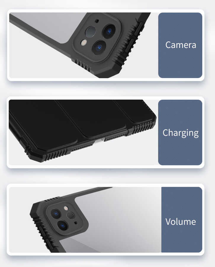 Apple iPad Pro 11 2020 (2.Nesil) Uyumlu ​Wiwu Alpha Tablet Kılıf - 4