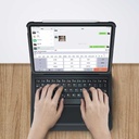 Apple iPad 10.2 (8.Nesil) Uyumlu Benks Multifunctional Kablosuz Klavyeli Kılıf - 4